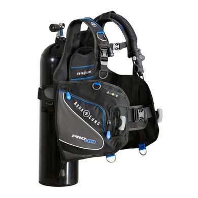 Компенсатор плавучості для дайвінгу Aqualung PRO HD чорно-синій ML (BC1390120ML)